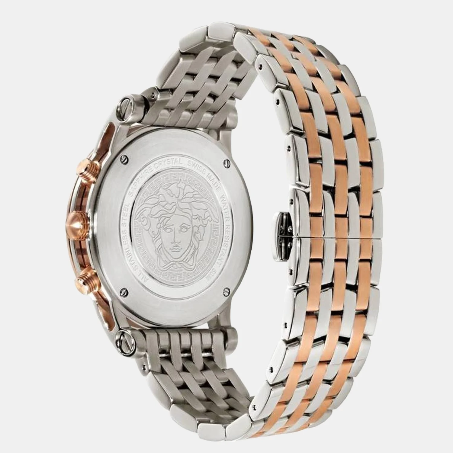 Women Quartz White Dial Chronograph Stainless Steel Watch VELT00319 - Image 2