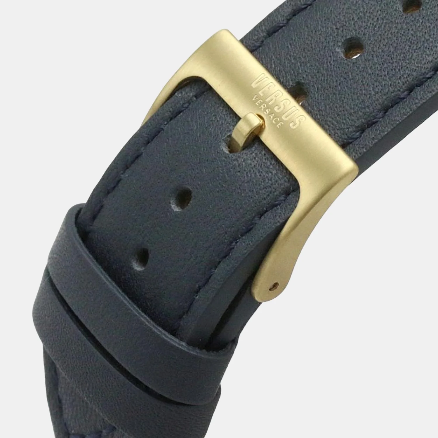 Men Quartz Blue Dial Analog Leather Watch VSP1P0221 - Image 6