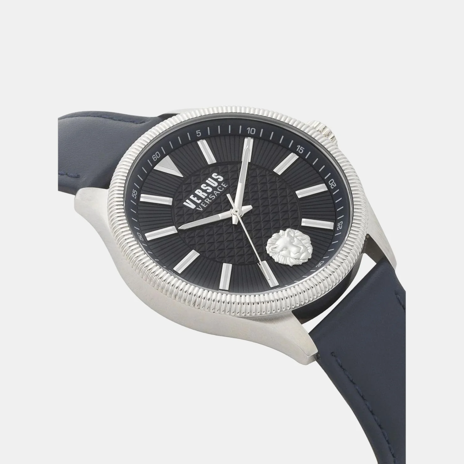 Men Quartz Blue Dial Analog Leather Watch VSPHI0120 - Image 3
