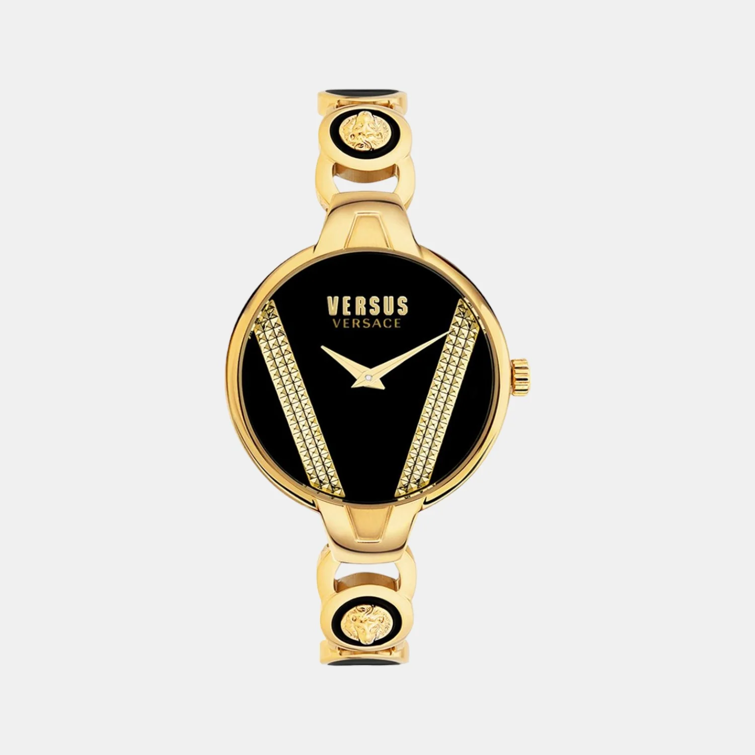 Women Quartz Black Dial Analog Stainless Steel Watch VSPER0319