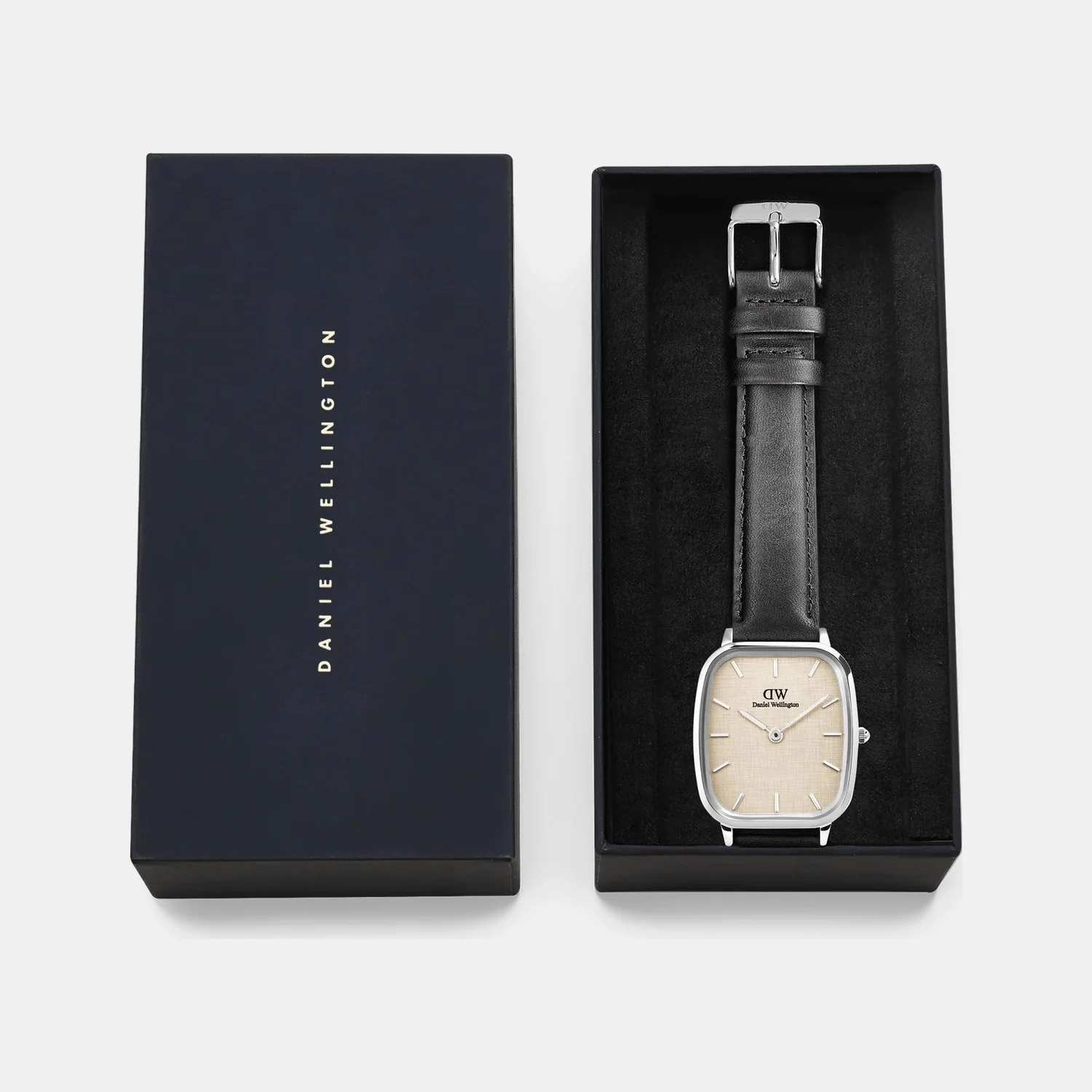 Vinatge Unisex Quartz Linen Dial Analog Stainless Steel Watch DW00100813K - Image 5