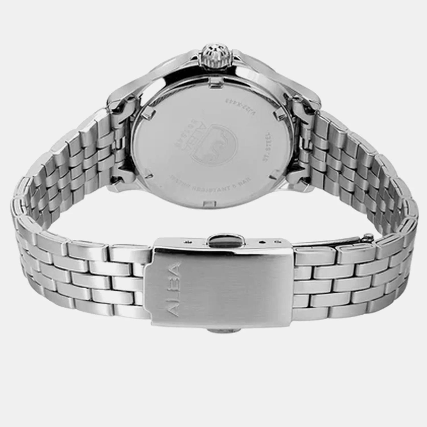 Women Quartz Blue Dial Analog Stainless Steel Watch AH7EE3X1 - Image 5
