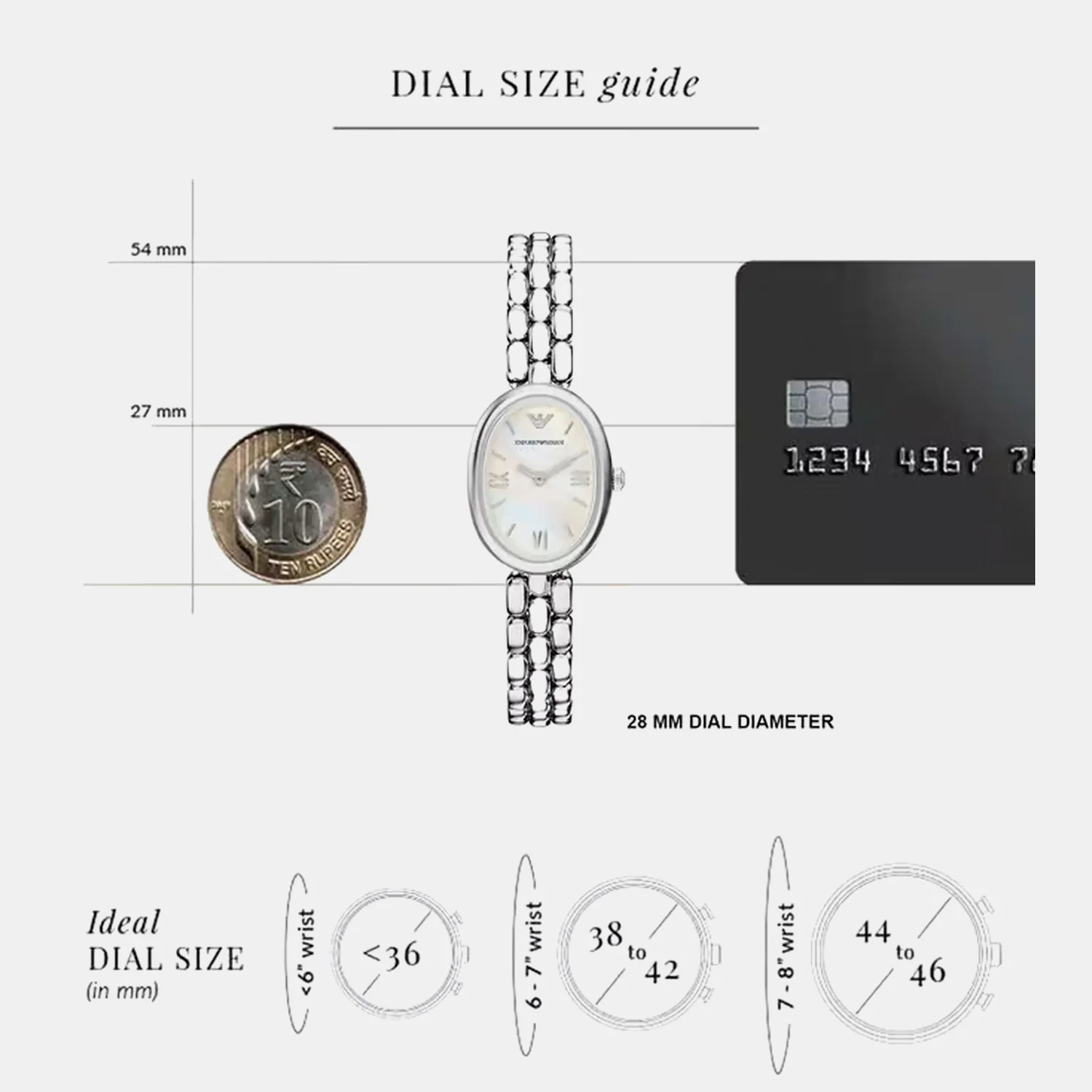 Women Quartz Mother Of Pearl Dial Analog Stainless Steel Watch AR11776 - Image 5