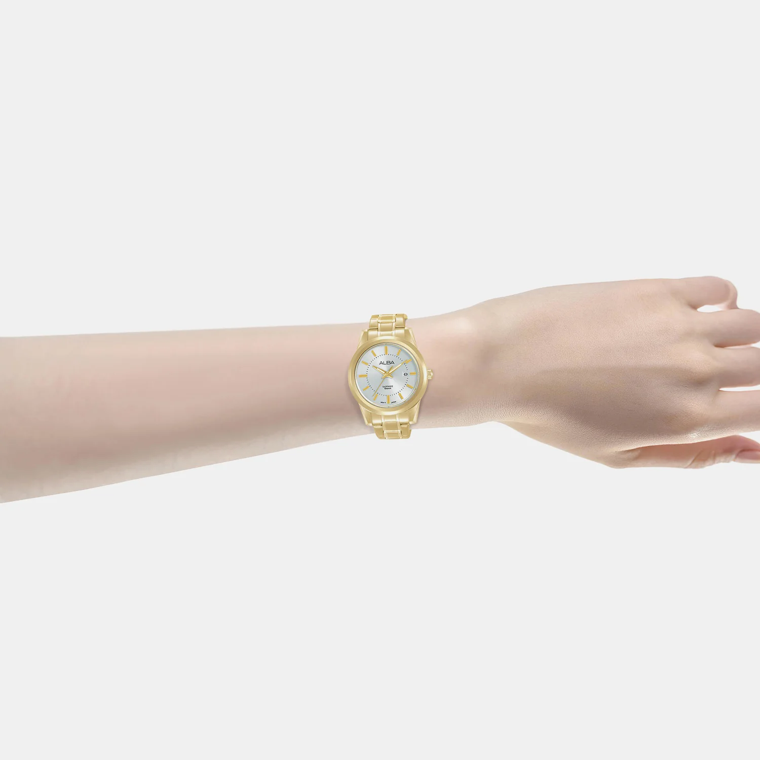 Women Quartz Silver Dial Analog Stainless Steel Watch AH7EE6X1 - Image 4
