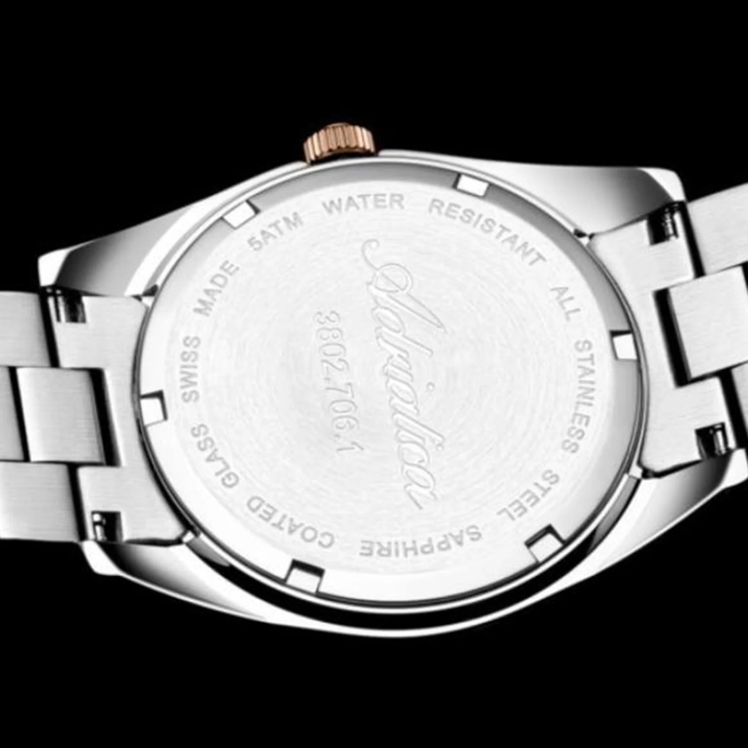 Women Quartz Silver Dial Multi-Function Stainless Steel Watch A3802.R117QF - Image 8
